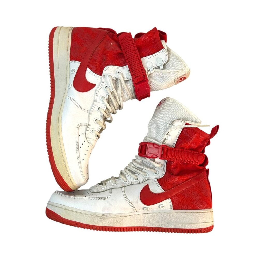 Nike Sf Air Force 1 High University Red 2018 - Picture 5 of 11